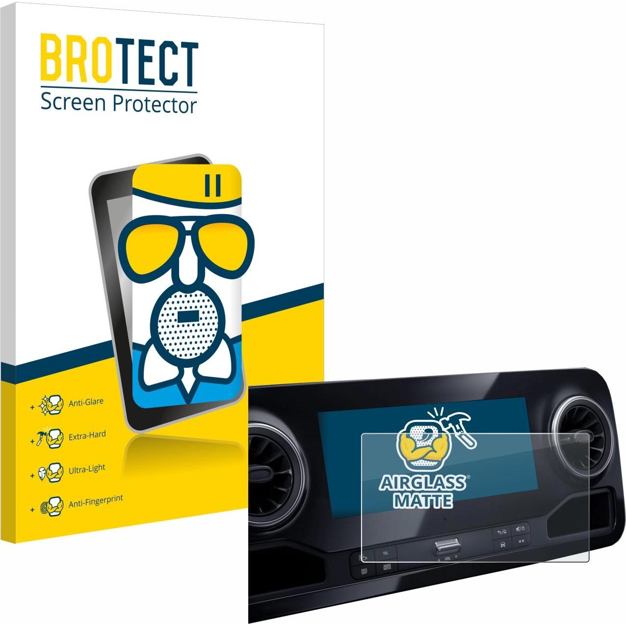 BROTECT, Fahrzeug Navigation Zubehör, Schutzglas Schutzfolie Glas Folie Displayschutz matt