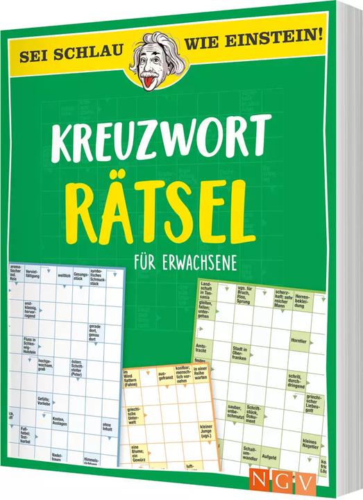 Produktbild Sei schlau wie Einstein! - Kreuzworträtsel für Erwachsene (Deutsch, 2022)