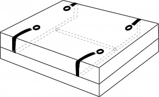 Actual product image Shots Bed bondage set