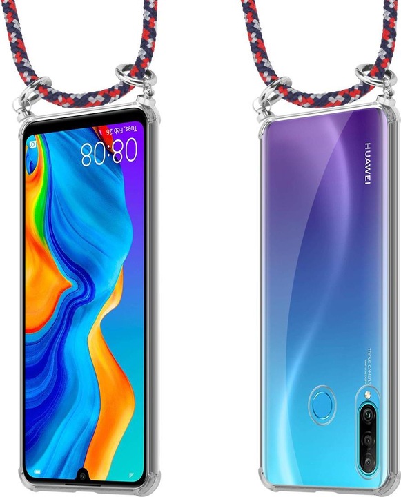 Produktbild Cadorabo TPU Handy Kette SILBER Cover