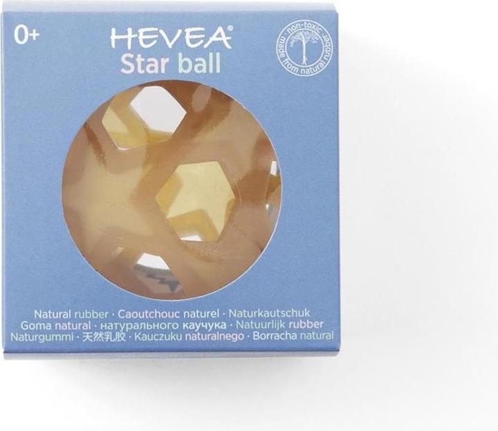 Produktbild Hevea Greifling Star Ball Natur