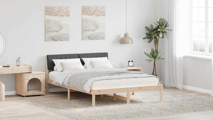 Actual product image vidaXL Plattformbettgestell (135 x 190 cm)