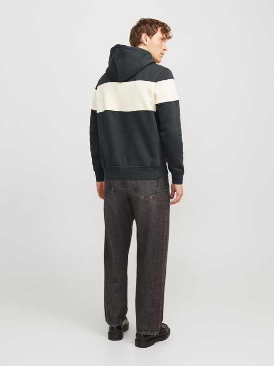 Produktbild Jack & Jones Jorvesterbro Block Sweat Hood Styd Aw24 (XXL)