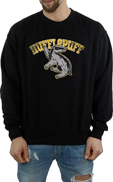 Actual product image Mens Hufflepuff Cotton Sweatshirt (XL)