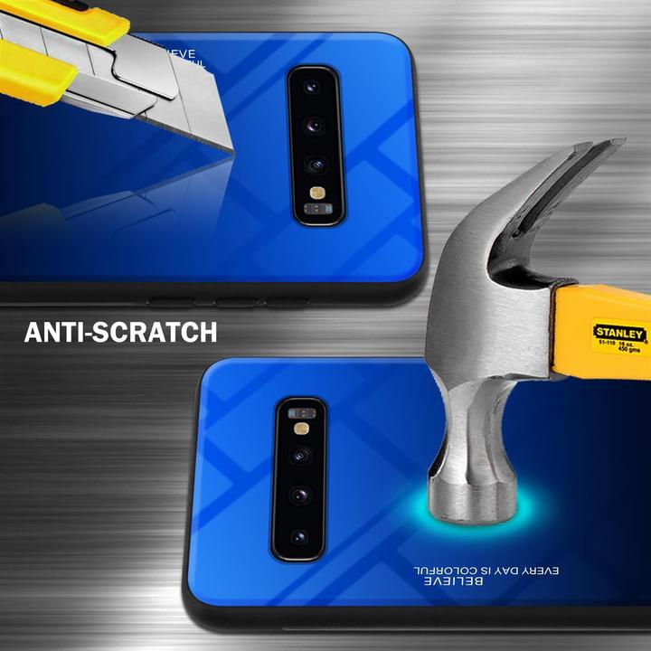 Actual product image Cadorabo TPU 2 colors glass cover (Samsung Galaxy S10+)