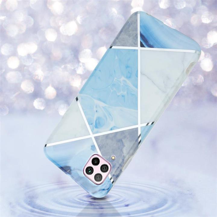 Image du produit Cadorabo Couverture IMD TPU Marbre coloré (Huawei P40 Lite, Huawei Nova 6 SE, Huawei Nova 7i)