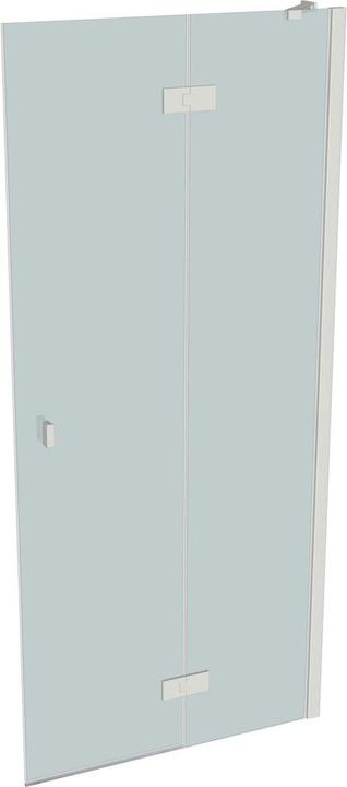 Actual product image Hüppe SolvaPro pivot door partially framed, 4-corner, with fixed segment, right-fixing, width: 900m (211 cm, 90 cm)
