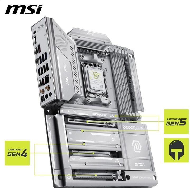 Produktbild MSI MAG X870E Tomahawk Max WiFi (AM5, AMD X870E, ATX)