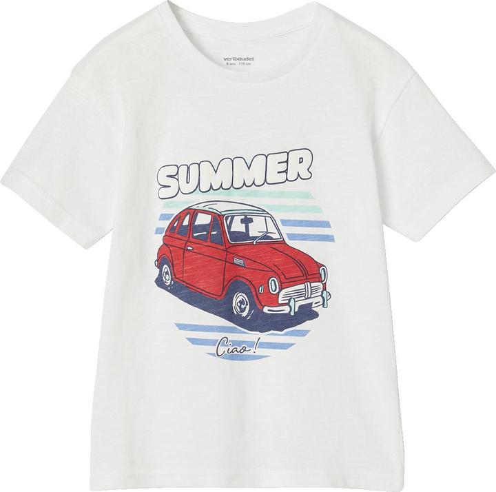 Actual product image Vertbaudet Kinder T-Shirt mit Reliefprint (86)