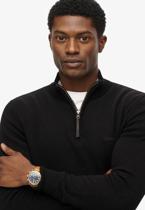 Actual product image Superdry Wool Blend Half Zip Jumper (M)