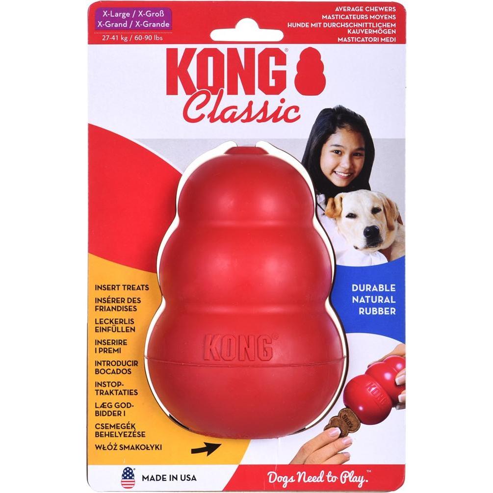 Jouet Chien – KONG® Classic Rouge – Taille XL