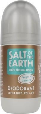 Produktbild Salt Of The Earth Natural Deodorant Refillable Roll-on Ginger & Jasmine Fragrance Free 75ml (Roll-on, 75 ml)