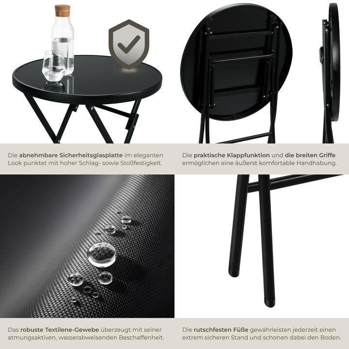 Image du produit tectake Ensemble de jardin Düsseldorf (60 cm)