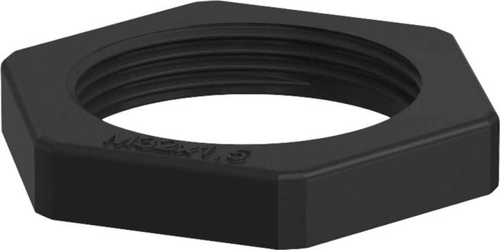 Actual product image OBO Bettermann Locknut M32, PA, black 2049104
