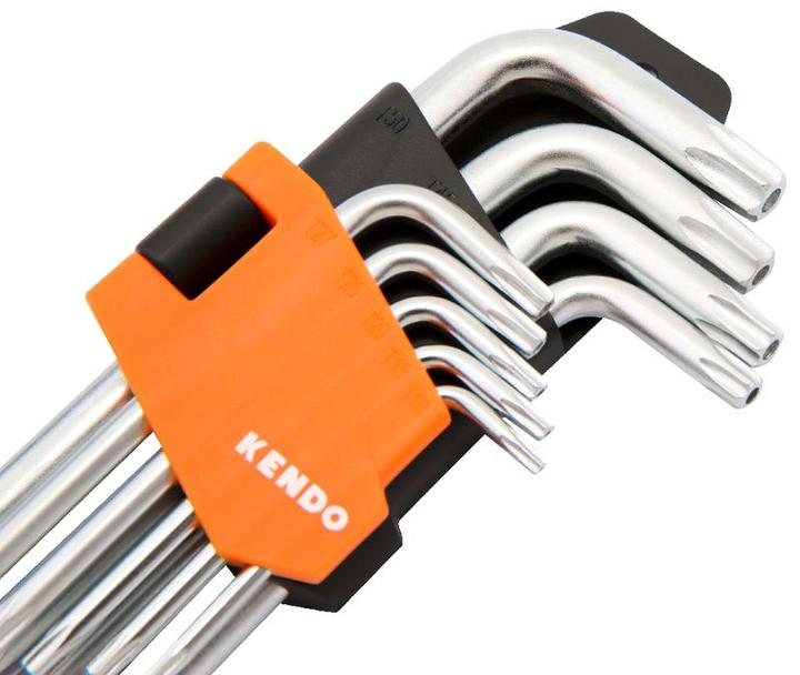 Actual product image Kendo Angled hex key set for TORX® screws