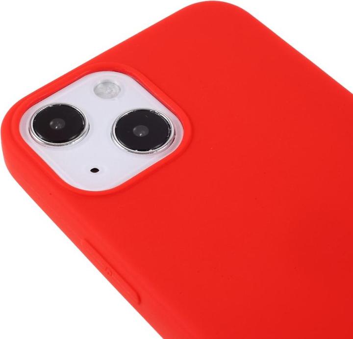 Actual product image Ueli Express iPhone 13 Mini Super Slim Rubber Case Red (Apple iPhone 13 mini)