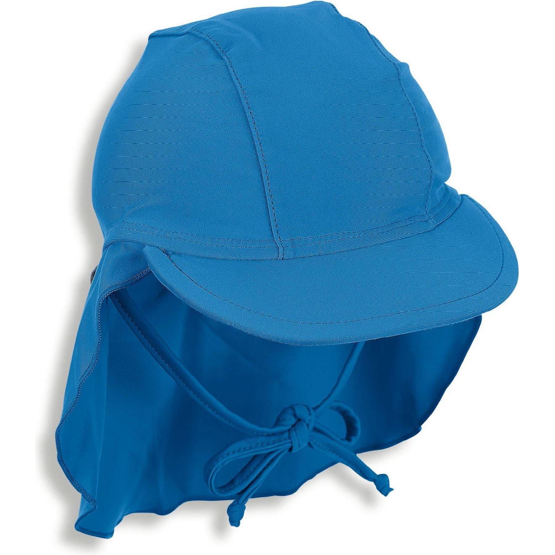 Sterntaler, Unisex, Cap, Kid's SchirmmÃ¼tze Nackenschutz mit Kordel, Blau, (43)