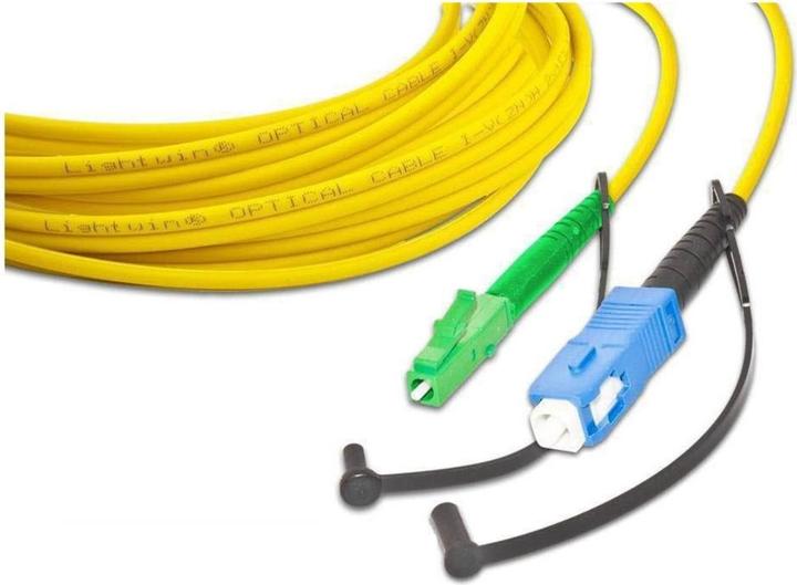 Wirewin Lightwin LWL-Patchkabel Singlemode LC/APC – SC, OS2, Simplex, 50 (50 m)