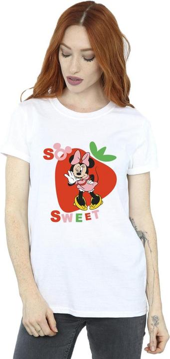 Immagine prodotto Disney Minnie Mouse So Sweet Strawberry Maglietta Ampia Donna (M)