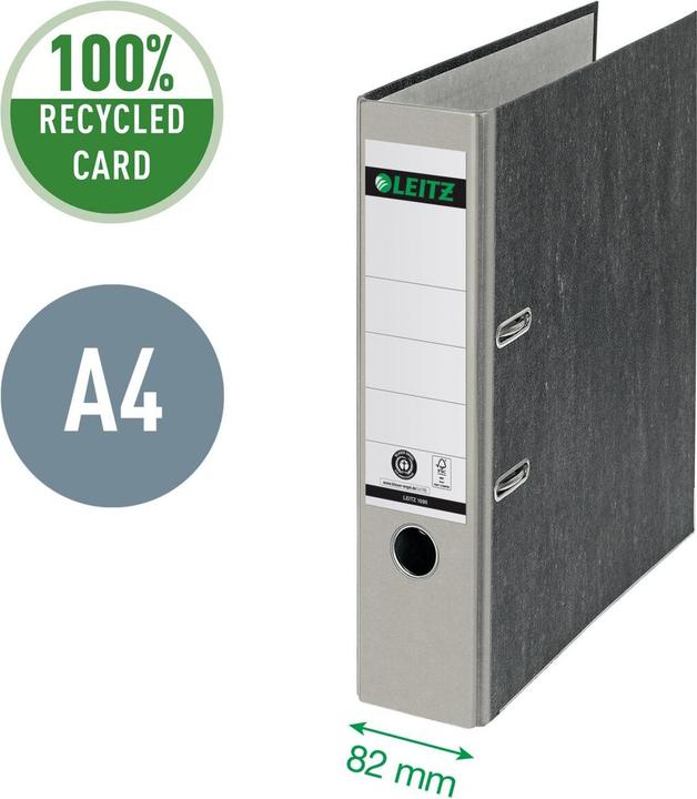 Produktbild Leitz Ordner 1080/1050, DIN A4, Rückenbreite 52 oder 80 mm (A4, 80 mm, 20 Stück)