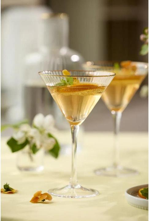 Produktbild Lyngby Martiniglas Palermo Gold 25 cl, 4 Stück, Material (2.50 dl, 4x)