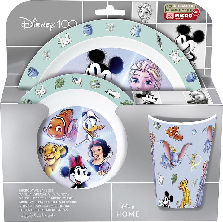 Actual product image pos Breakfast set 'Disney 100' 3 pieces