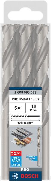 Produktbild Bosch Professional Zubehör PRO Metal HSS-G Spiralbohrer, 13 x 101 x 151 mm (13 mm)