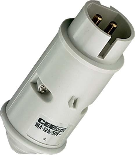 Produktbild Mennekes MEN 630A Stecker 2p 16A12H (IEC 60309)