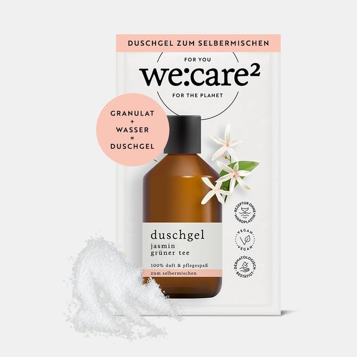 Produktbild we:care2 Duschgel-Granulat, Jasmin-Grüner Tee