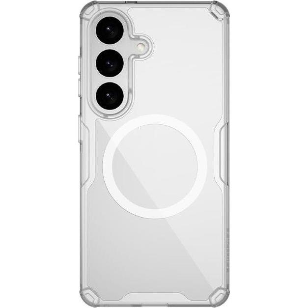 Nillkin Nature TPU Pro Hülle kompatibel mit MagSafe für Samsung Galaxy S26+ - Weiss (Samsung Galaxy S26+), Cover smartphone, Bianco, Trasparente