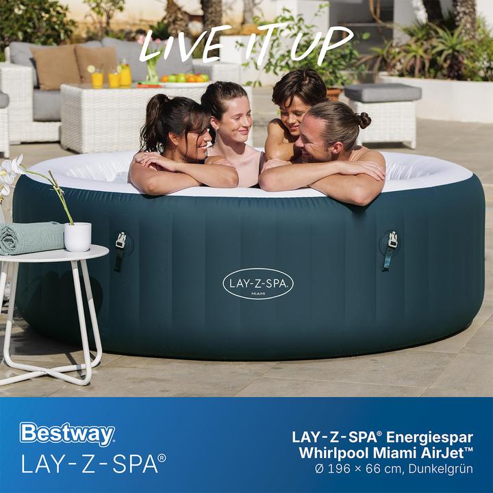Produktbild Bestway LayZSpa Miami AirJet Whirlpool für 56 Personen (6 Personen)