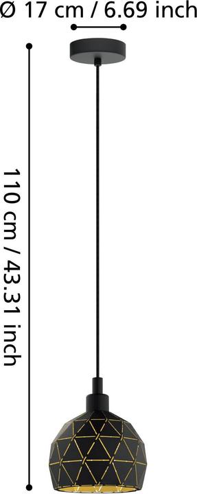 Actual product image EGLO Roccaforte (E14)