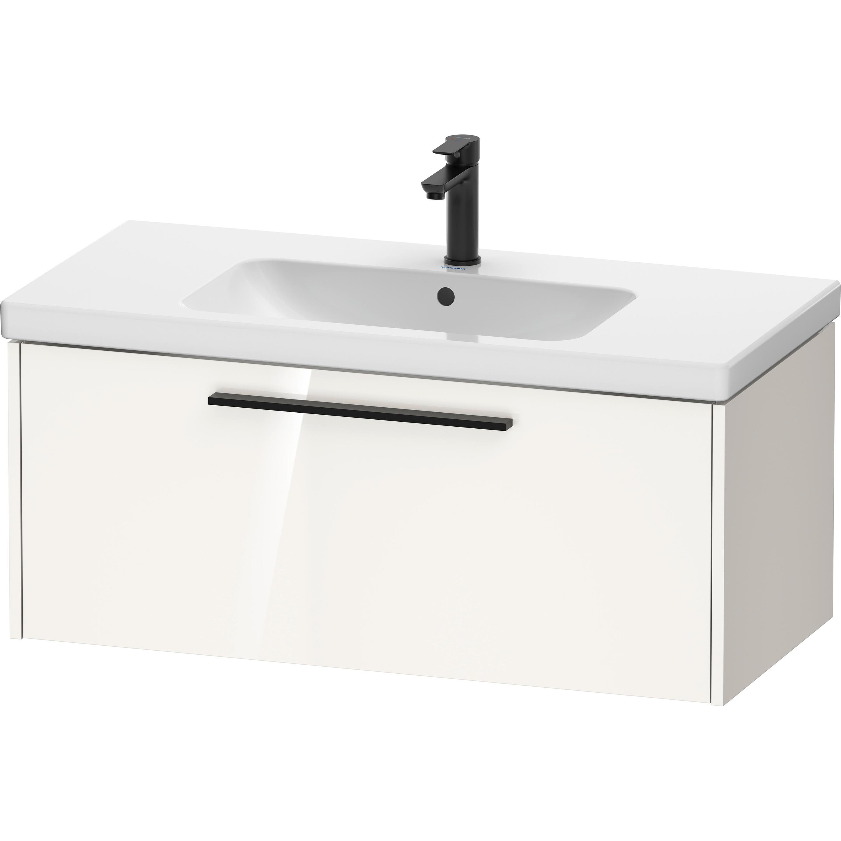 Duravit, Waschbeckenunterschrank, D-Code Waschtischunterbau, 1 Auszug, 984x460mm, mit Griff