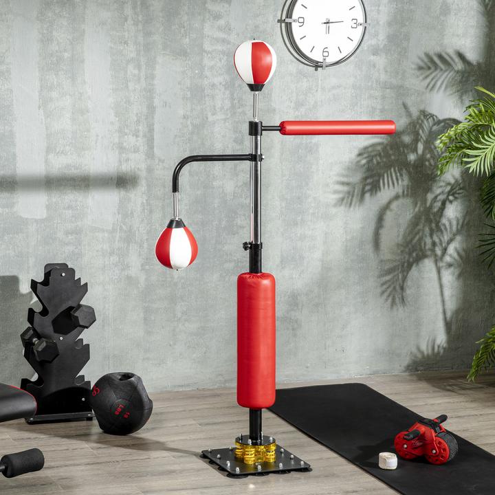 Immagine prodotto SportNow Sacco da boxe con 2 palle veloci (84 cm, 14 kg)