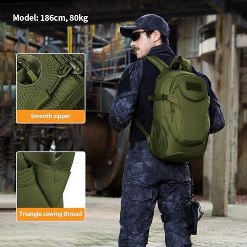 Produktbild Only-Bags.Store Taktischer Rucksack Schultasche Militär Schulranzen Tagesrucksack wasserdicht Mini Erwachsene (25 l)