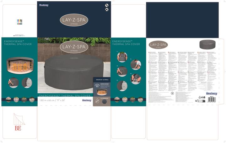 Produktbild Bestway Lay-Z-Spa Thermal Cover Round 180x66cm