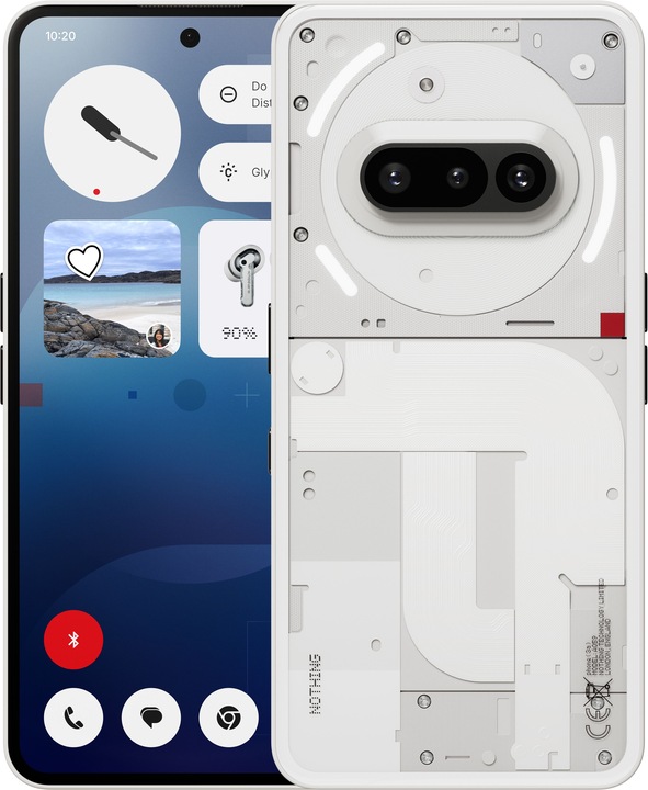 Nothing Phone (3a) (256 GB, White, 6.77", Dual SIM, 50 Mpx, 5G)