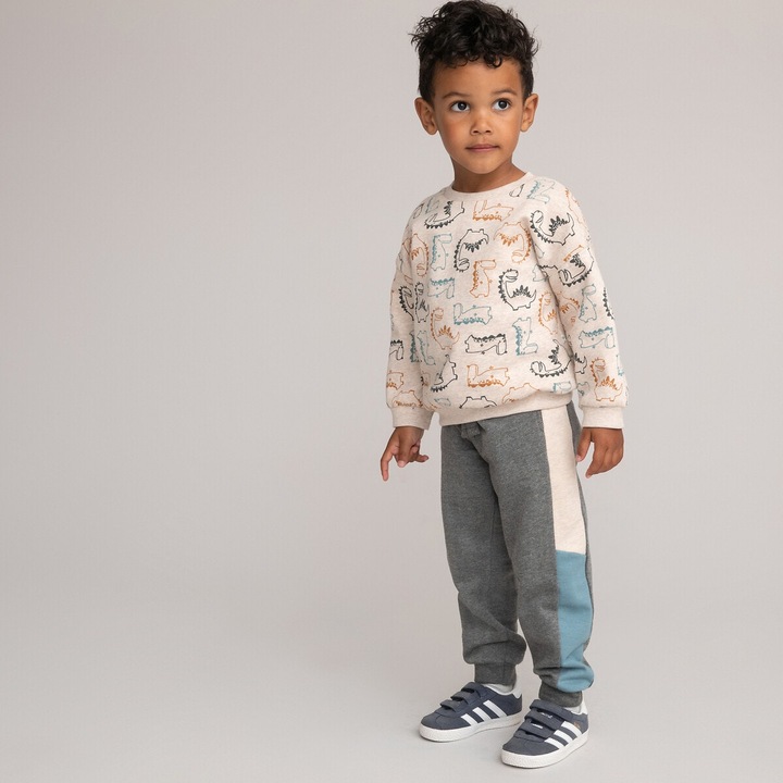 Image du produit La Redoute Collections Sweat-shirt à col rond et imprimé dino (86)