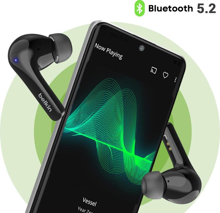 Produktbild Belkin SoundForm Motion (Aktive Geräuschunterdrückung, 9 h, Kabellos)