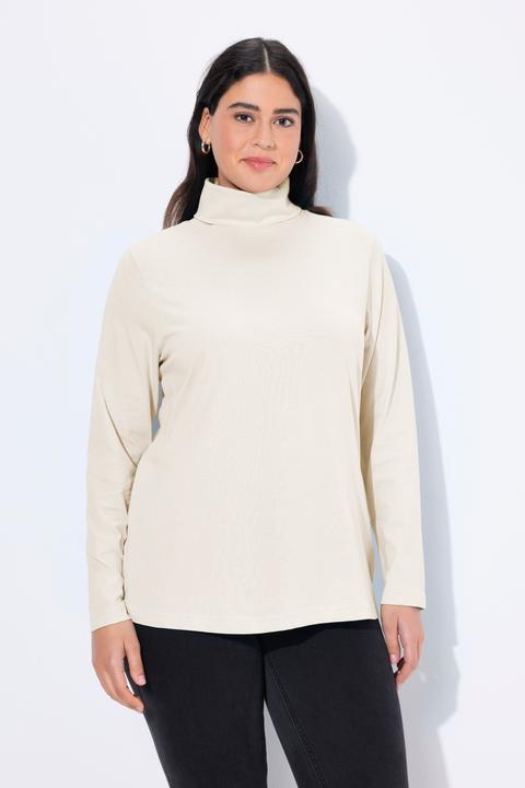 Produktbild Ulla Popken Shirt, Rollkragen, Slim, Langarm (58)