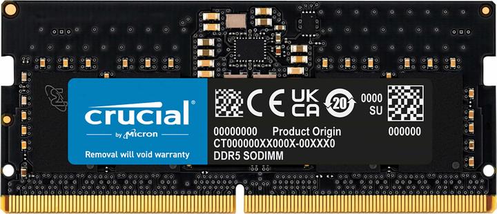Produktbild Crucial CT8G56C46S5 (1 x 8GB, 5600 MHz, DDR5-RAM, SO-DIMM)