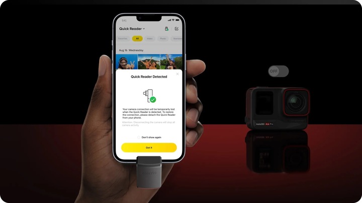 Produktbild Insta360 Quick Reader (CINSAAXC) (Ace)