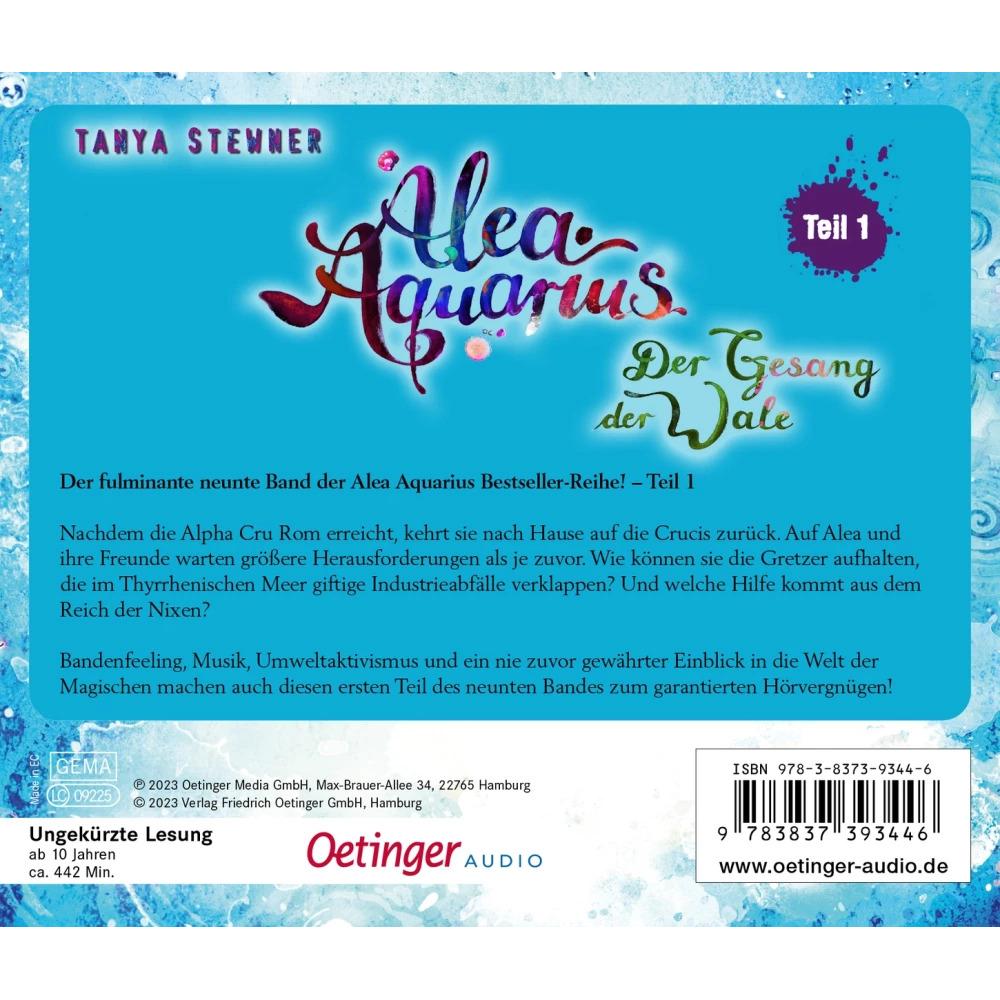 Thumbnail - Alea Aquarius 9 Teil 1 Der Gesang der Wale, Hörbücher von Laura Maire, Guido Frommelt, Lea Köhler, Toni Nirschl