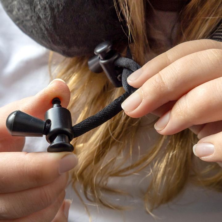 Immagine prodotto Intirilife Cuscino per il collo, mascherina per gli occhi, tappi per le orecchie e borsa per riporli (Cuscino per testa e collo)