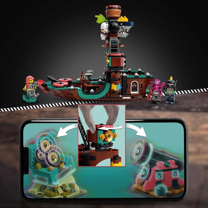 Produktbild LEGO Punk Pirate Ship (43114, LEGO Vidiyo)