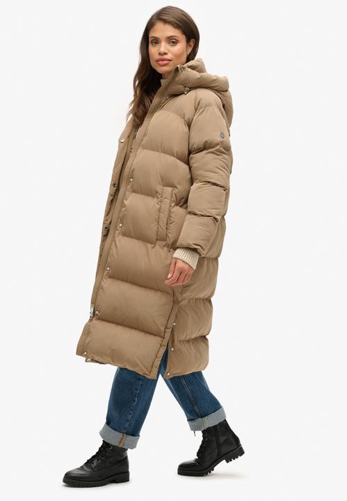 Actual product image Superdry Longline Hooded Puffer Jacket