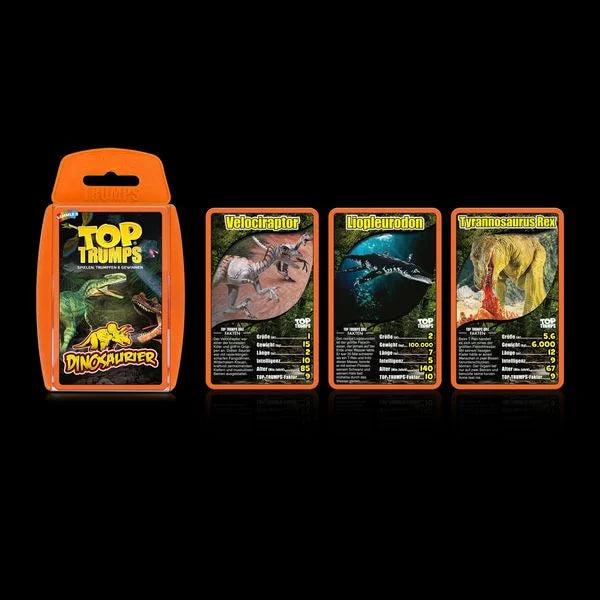 Produktbild Winning Moves WIN47148 - Top Trumps: Dinosaurier - Kartenspiel (DE), für 2+ Spieler, ab 8 Jahren (Deutsch, 2 Spieler)