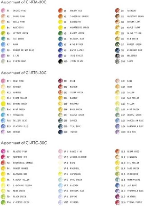 Actual product image Tombow Irojites (30 x)