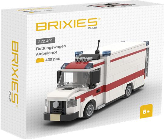 Produktbild Brixies Plus Bausatz Rettungswagen