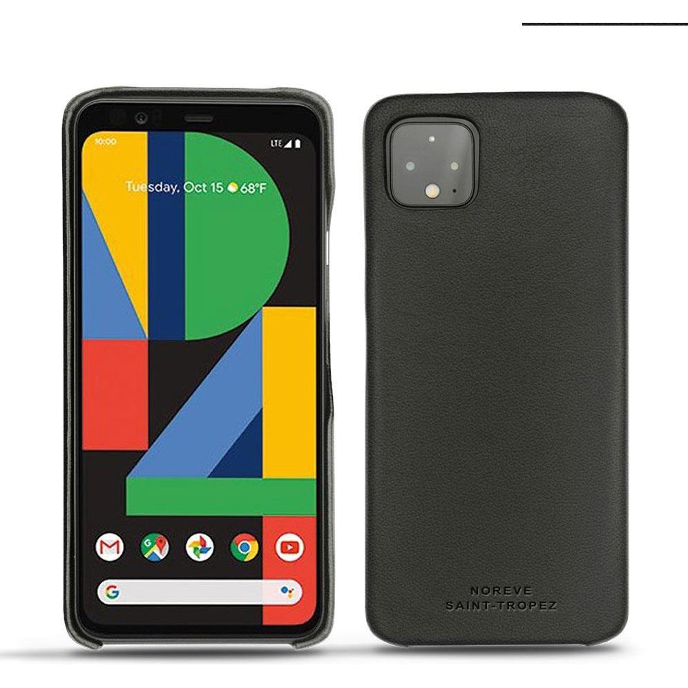 Noreve Lederschutzhülle (Google Pixel 4 XL), Smartphone Hülle, Schwarz